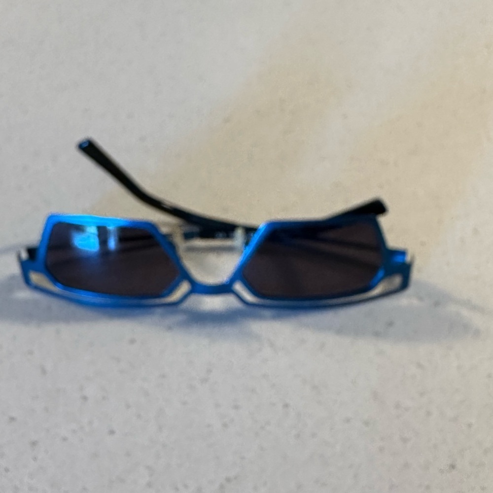 Isson Australia sunglasses pre owned Piero NBL 52 21 145 blue with blue lenses - Picture 14 of 14